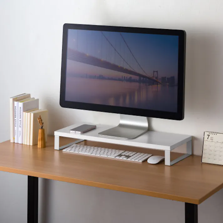 サンワサプライ 600x240x 86mm モニタースタンド EA954HC-322B(CDC)【別送品】