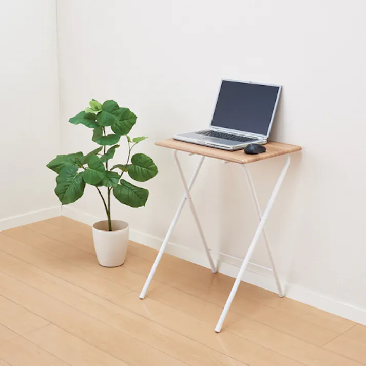 デスク(折畳式) 500x500x700mm EA954HC-51A 4550061121757【別送品】