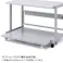 サンワサプライ パソコンラック(ロータイプ) 618x620x700mm EA954HC-591 4518340113220【別送品】