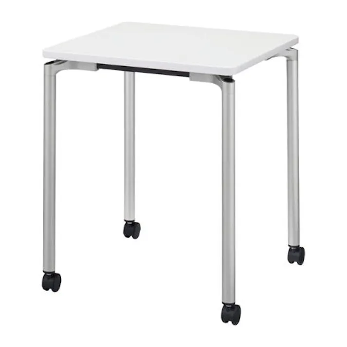 ライオン事務器(LION) 600x600x720mm サイドテーブル(角型/ホワイト) EA954HC-810(CDC)【別送品】