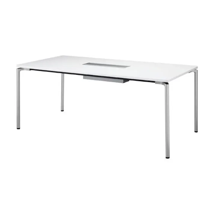 ライオン事務器(LION) 1200x 900x720mm ミーティングテーブル(配線ボックス付 EA954HC-814(CDC)【別送品】