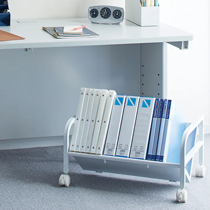 ナカバヤシ ファイルワゴン(1段) 580x400x300mm EA954HE-171 4518340072077【別送品】