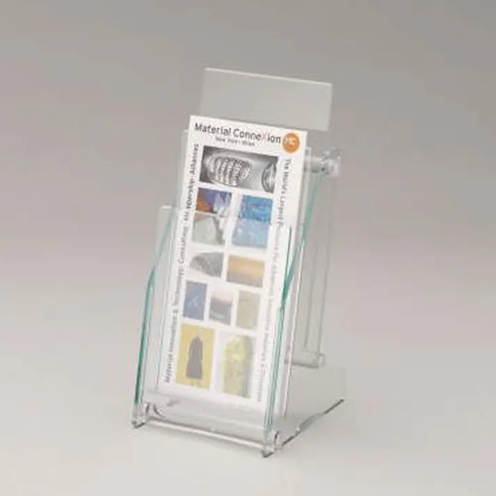 ライオン事務器(LION) パンフレットスタンド(A4判3つ折) 135x148x291mm EA954LB-62 4518340055704【別送品】