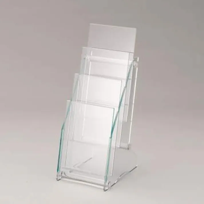 ライオン事務器(LION) 135x173x342mm パンフレットスタンド(A4判3つ折) EA954LB-63(CDC)【別送品】