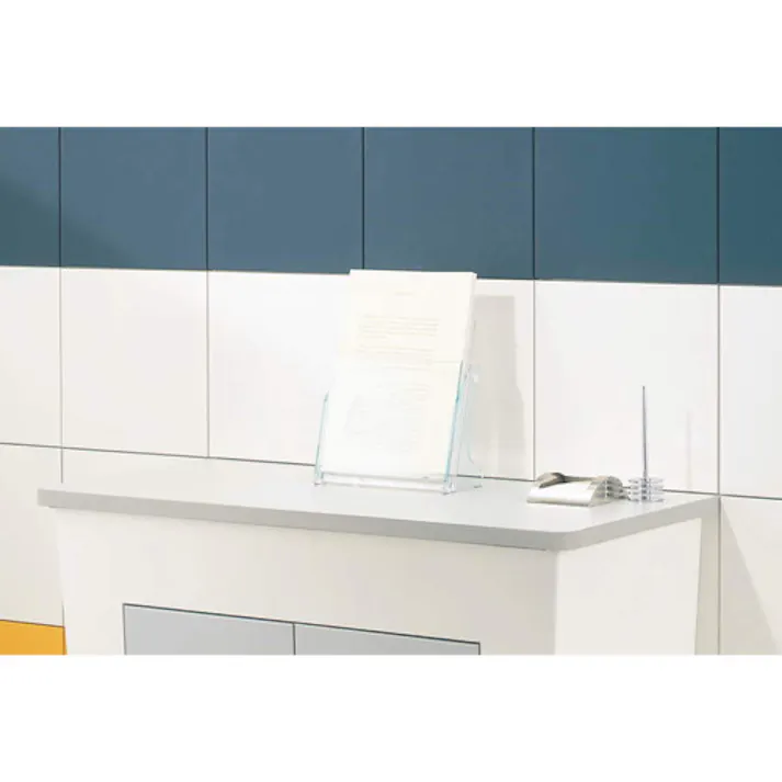 ライオン事務器(LION) パンフレットスタンド(A4/1列3段) 225x173x342mm EA954LB-66 4518340062559【別送品】