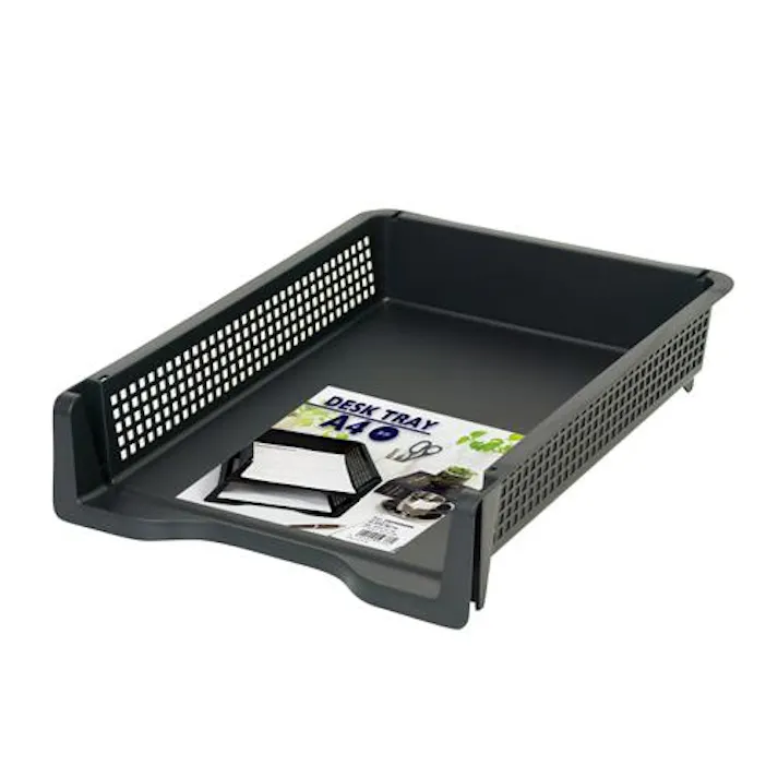 ナカバヤシ 253x329x 70mm デスクトレー(黒/10個) EA954T-21A(CDC)【別送品】