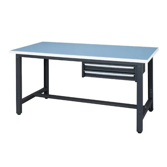 ダイシン工業 1500x750x735mm/500kg ワークベンチ(2段引出し) EA956DA-152(CDC)【別送品】