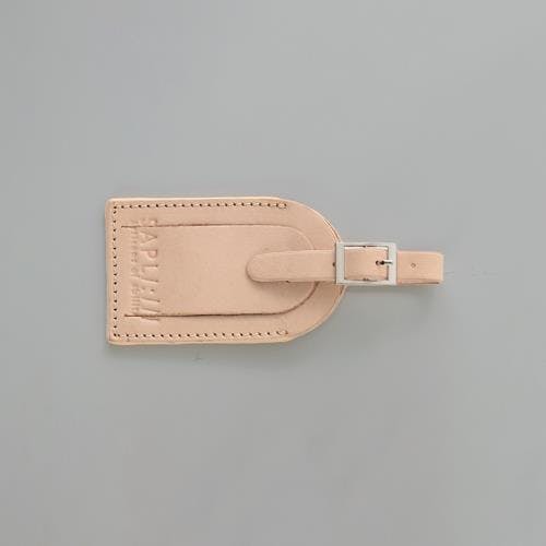 ネームタグ(ヌメ) 55x90mm EA956VM-21 4550061299777【別送品】