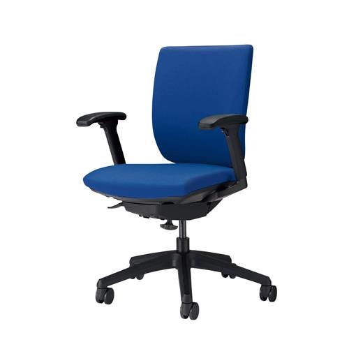 ライオン事務器(LION) ビジネスチェアー(インクブルー) EA956XA-160 4518340068155【別送品】