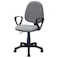 ナカバヤシ ワークチェアー(グレー/肘付) EA956XB-7 4518340068469【別送品】