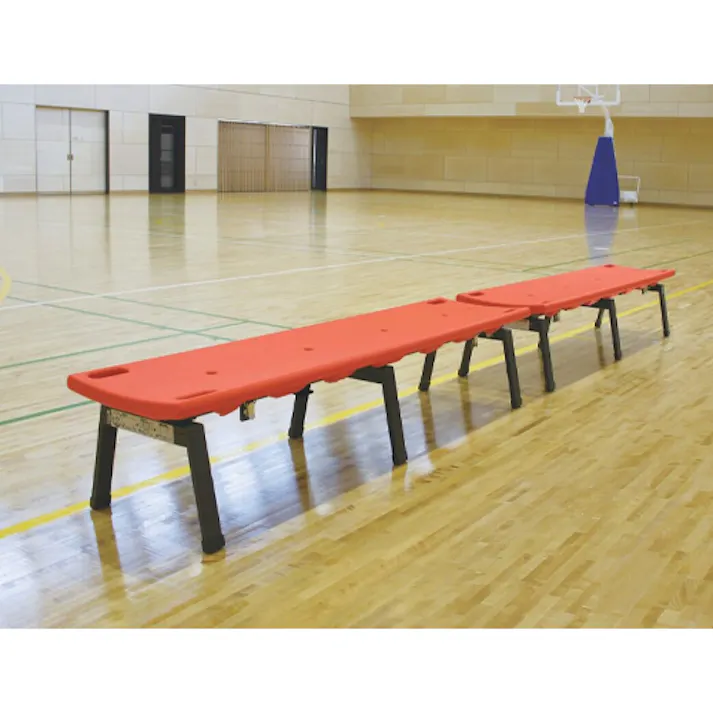 テラモト ベンチ(担架兼用/ブルー) 1780x460x380mm EA956XE-61A 4518340150690【別送品】