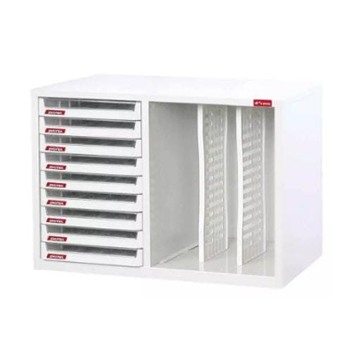 キャビネット 590x400x440mm/2列9段+ラック EA957FC-47 4550061940822【別送品】