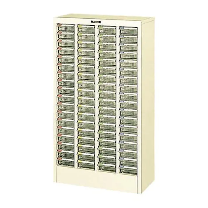 ナカバヤシ 492x240x880mm/4列 18段パーツキャビネット EA957HC-12A(CDC)【別送品】