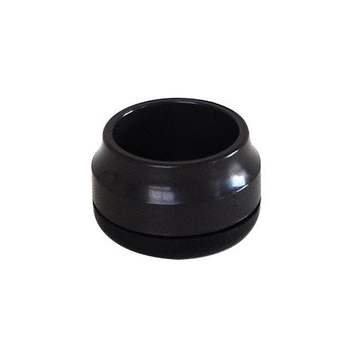 矢崎化工 [パイプラック用]ハードキャップ(ゴム付/ブラック) EA976BY-519(CDC)【別送品】