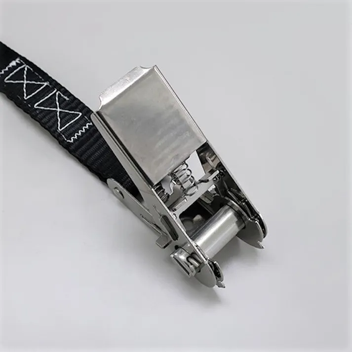 ベルト荷締機(ラチェット式) 25mmx9m/199kg EA982BB-69 4518340362864【別送品】