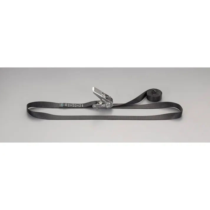 ベルト荷締機(ラチェット式) 25mmx9m/199kg EA982BB-69 4518340362864【別送品】