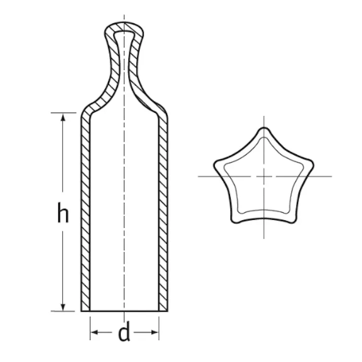 ボルト保護キャップ(黒/10個) M20-M24x20.0mm EA983FM-620 4518340079281【別送品】
