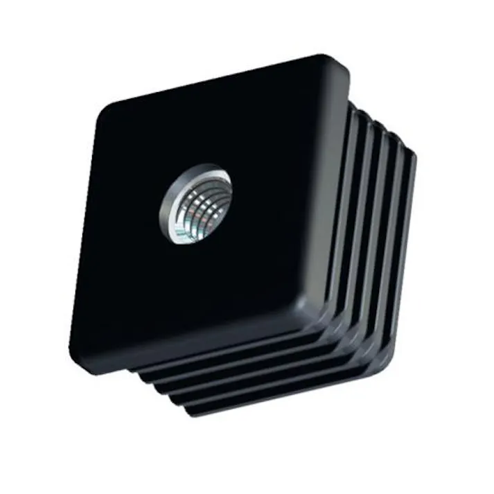 ESCO 50x50mm/M12 角型ブッシング(10個/黒) EA983FP-245(CDC)【別送品】