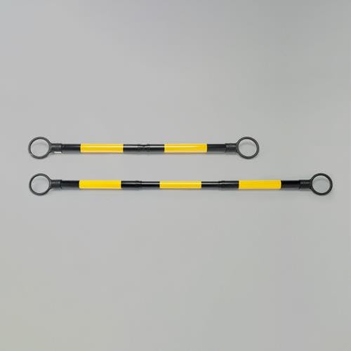 ミツギロン 伸縮ガードバー(黄/黒-2本) 1.1-1.8m EA983FV-16 4518340048072【別送品】