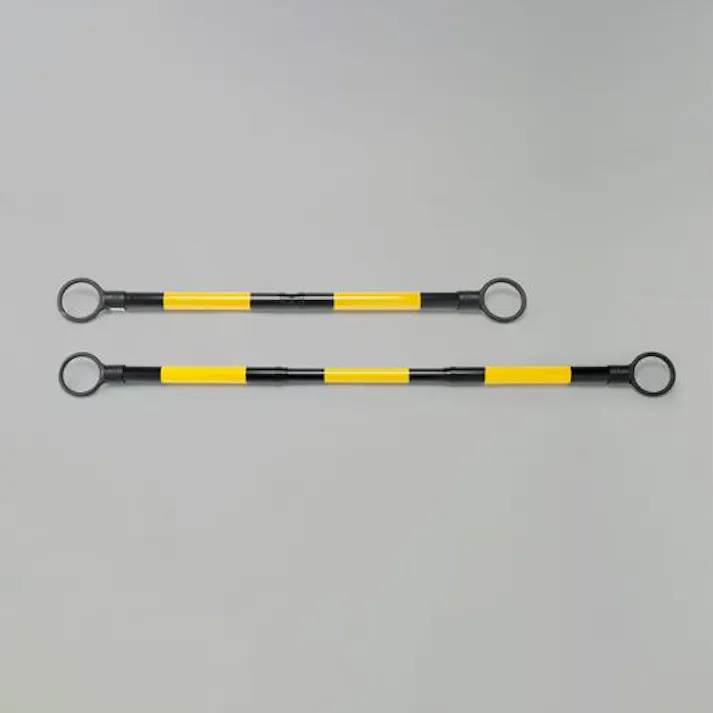 ミツギロン 伸縮ガードバー(黄/黒-2本) 1.1-1.8m EA983FV-16 4518340048072【別送品】