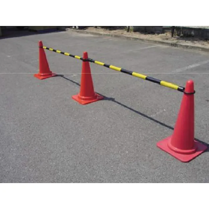 ミツギロン 伸縮ガードバー(黄/黒-3本/バッグ付) 1.3-2.0m EA983FV-21S 4550061416471【別送品】