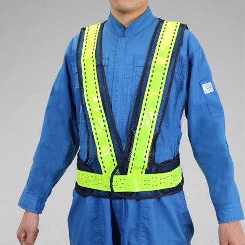 安全ベスト・LED(紺/黄) EA983R-552 4518340044272【別送品】