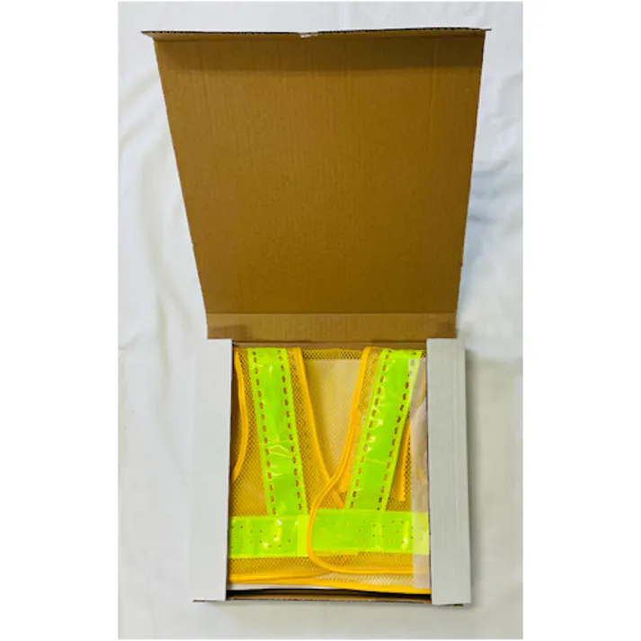 安全ベスト・LED(黄/黄) EA983R-553 4518340044289【別送品】