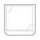 ユニット(UNIT) 胸章(差込式・白) 60x60mm EA983RJ-1 4518340090408【別送品】