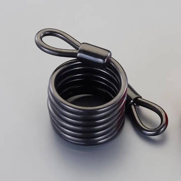 ESCO 8.0mmx1.8m スチールワイヤー(黒) EA983SF-121(CDC)【別送品】