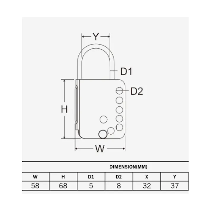 ロックアウトハスプ(ステンレス製) 58x110mm EA983TB-6 4518340034280【別送品】
