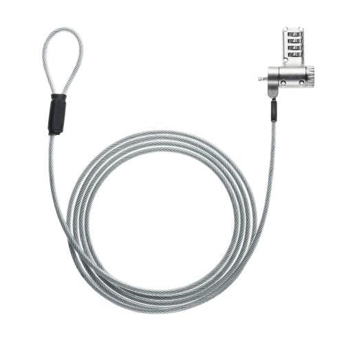 サンワサプライ セキュリティワイヤー(Noble・Nano/ダイヤル) φ4.4mmx2m EA983TS-228 4518340109926【別送品】