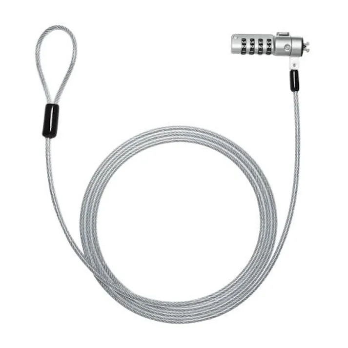 サンワサプライ セキュリティワイヤー(Nano対応/ダイヤル) φ4.5mmx1.8m EA983TS-230 4518340109988【別送品】