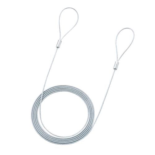 サンワサプライ セキュリティワイヤー(ビニールコート) φ2.2mmx2.0m EA983TS-272 4518340112681【別送品】