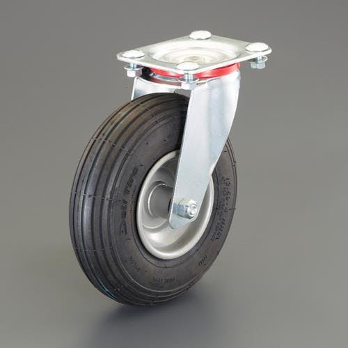 キャスター(自在金具/空気入タイヤ) 220mm EA986CA-220 4550061429167【別送品】