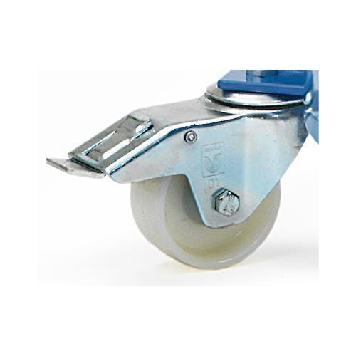 自在キャスター(ブレーキ付/ポリアミド) 80x35mm EA986CW-105 4518340222229【別送品】