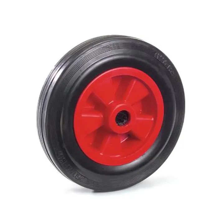 ESCO 250x 60mm ソリッドラバータイヤ(プラスチックホイール) EA986CW-12(CDC)【別送品】