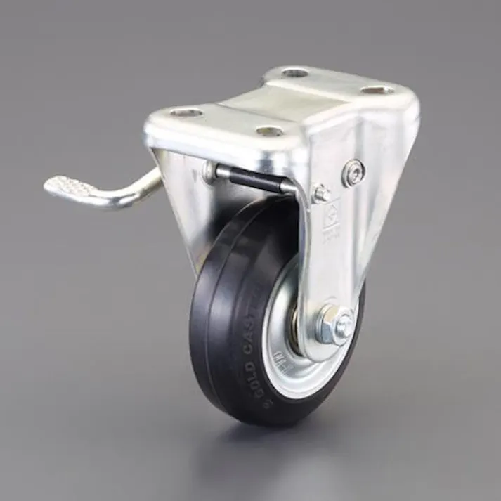東正車輌(TOSEI) 75mm キャスター(固定金具・左ブレーキ付) EA986PN-26(CDC)【別送品】