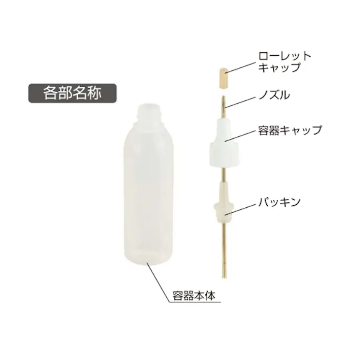 エンジニア 25ml オイラー(真鍮製ノズル・ポリエチレン製) EA990PE-1A(CDC)【別送品】