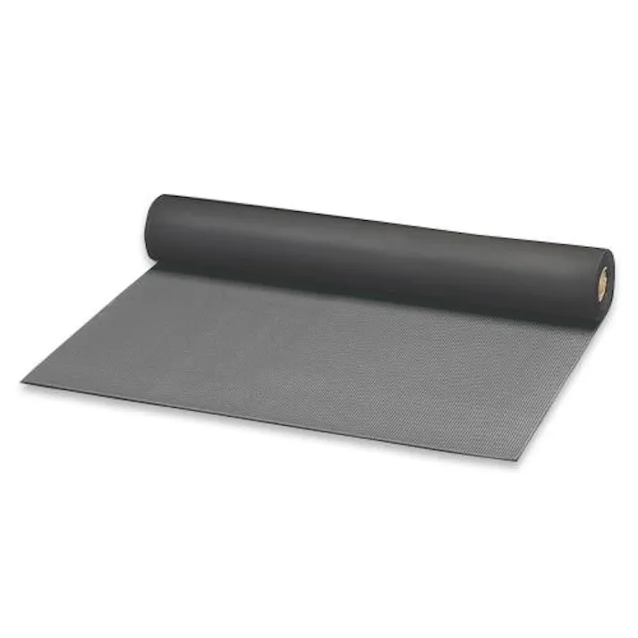 テラモト 1.2x4.0m/3.0mm ゴムマット(筋入・灰) EA997RA-51C(CDC)【別送品】