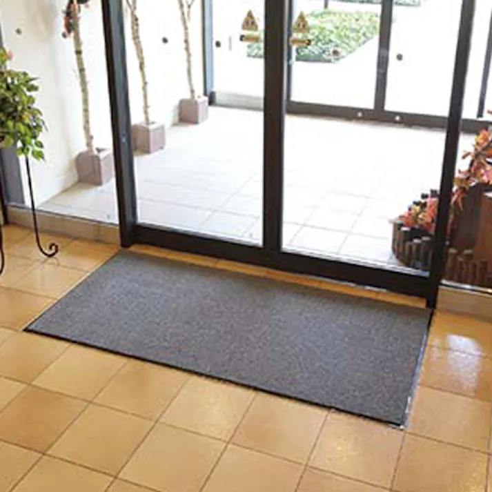 テラモト 玄関マット(グレー) 600x900mm EA997RH-132 4518340154162【別送品】