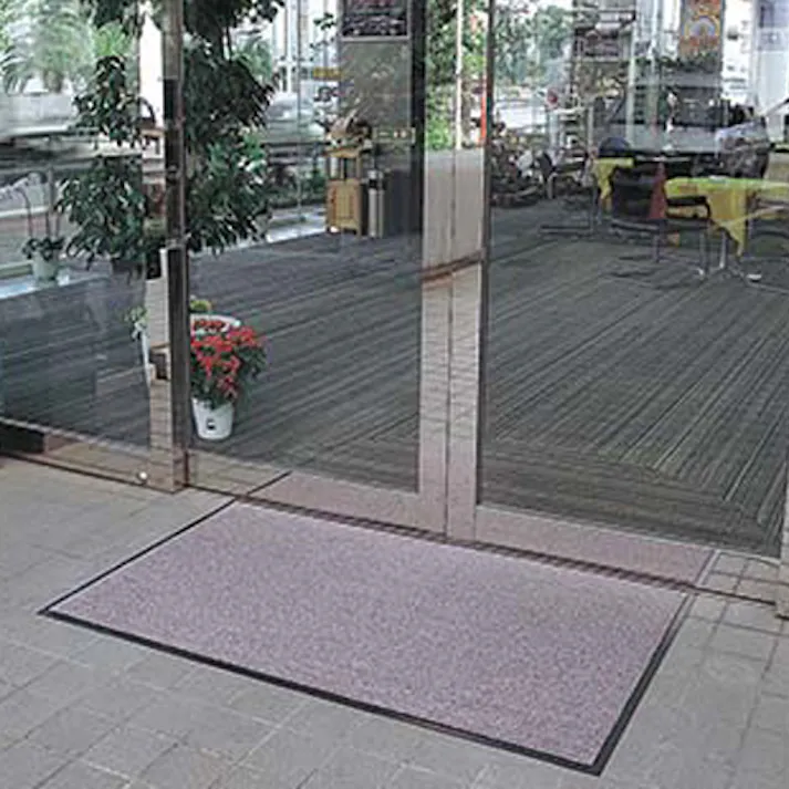 テラモト 玄関マット(灰) 450x750mm EA997RH-91A 4518340153806【別送品】