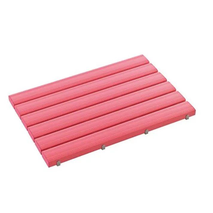 テラモト 600x 900mm すのこ(プラスチック製/ピンク) EA997RJ-23A(CDC)【別送品】