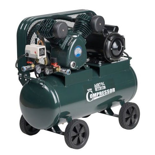 エアーコンプレッサー CP-246 100V ナカトミ エアーコンプレッサー(タンク39.5L/ベルトシ) AC100V/0.37kW