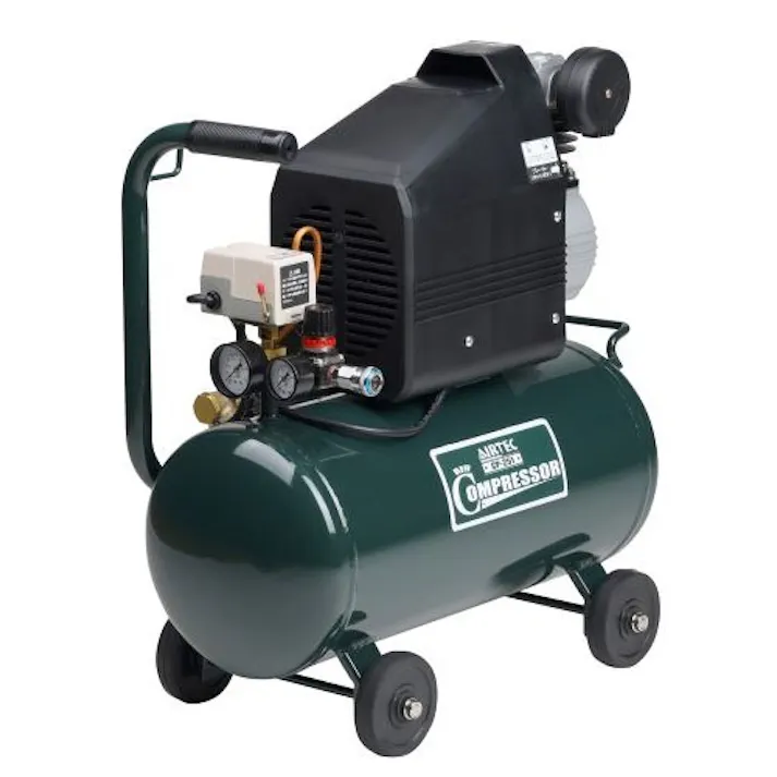 ナカトミ エアーコンプレッサー(タンク25L) AC100V/0.37kW EA116PN-21 4518340393035【別送品】