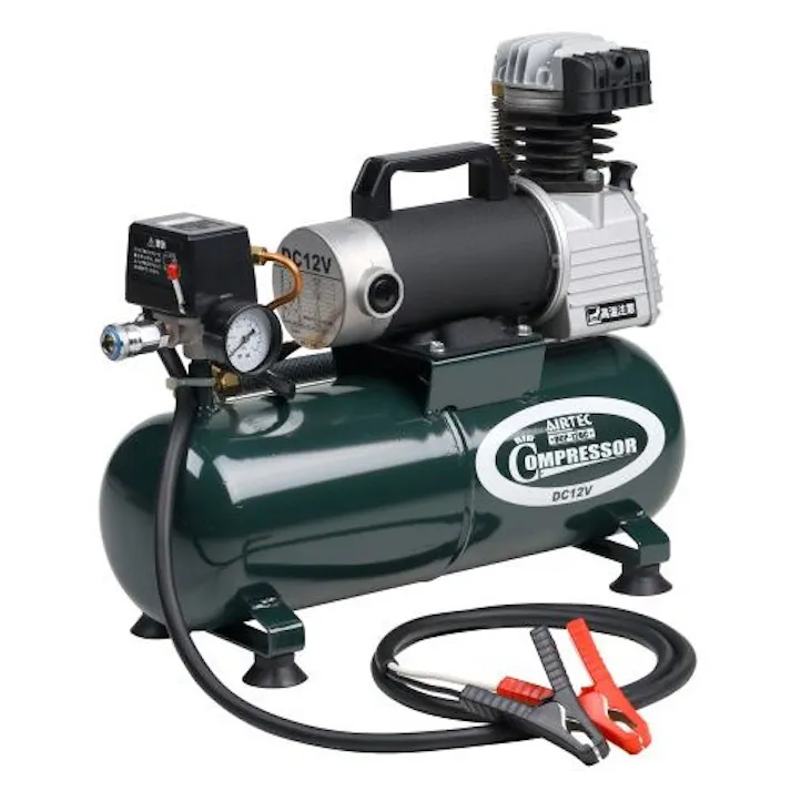 ナカトミ エアーコンプレッサー(タンク8L) DC12V/187W EA116PN-26 4518340393042【別送品】