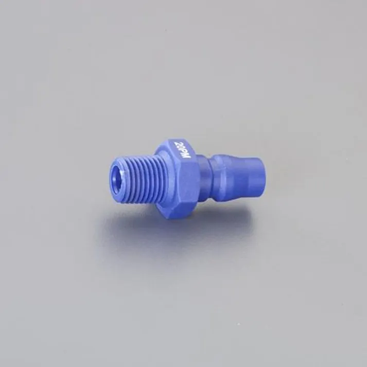 R 1/4” 雄ねじプラグ(樹脂製/2個) EA140VJ-2 4518340384194 (CDC)【別送品】