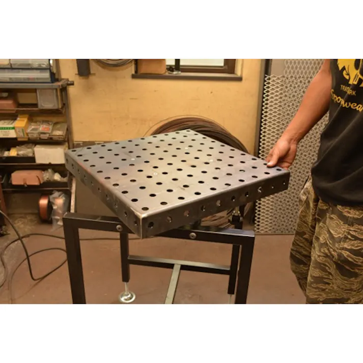 スター電器製造(SUZUKID) 溶接用作業台(回転式) 500x500x680mm EA315ST-10 4518340386242【別送品】