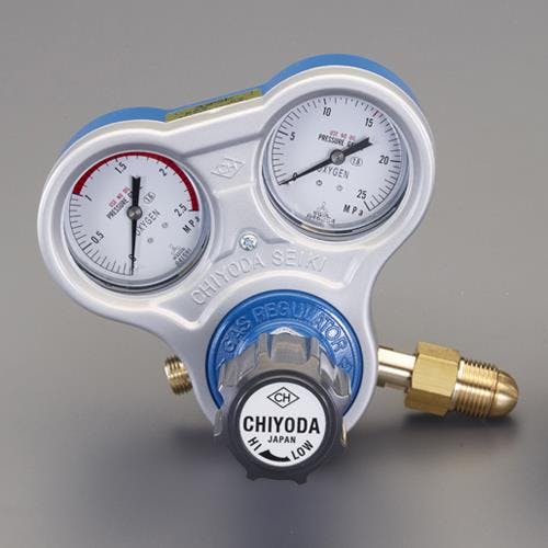 酸素調整器(関西式・雄ネジ) EA316A-1A 4518340344655【別送品】
