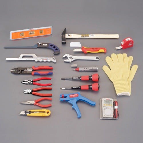 電気工事用工具セット [18個組] EA33D 4518340427198【別送品】