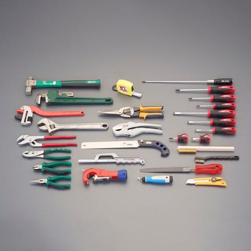 【新品未使用】工具45点セット 藤原産業 E-Value 整備工具セット レッド(赤色) 80点 EST-2280RE